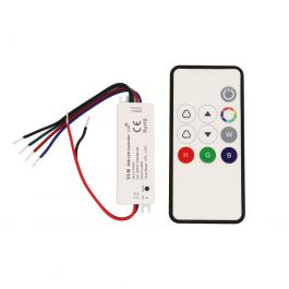 Mini Rf Rgb Remote Control Code Mini In-Line RGB Controller with RF Card Remote