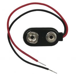 Connettore A Clip Per Batteria 9V PP3 - Cavi Stagnati 15cm Nero E Rosso - Foto 8