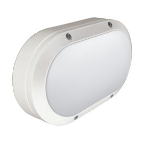 Bulk Head Light 10W 230V White Unbarred - Cool White -01