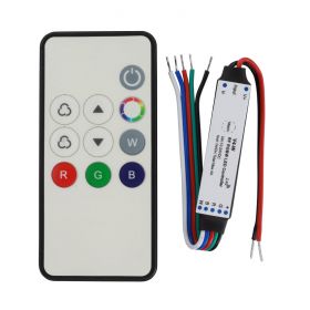 Mini In-Line RGBW Controller with Card Remote 1
