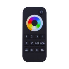 4 Zone Universal Wheel RF Remote (DIM/CCT/RGB/RGBW/RGB+CCT) 01