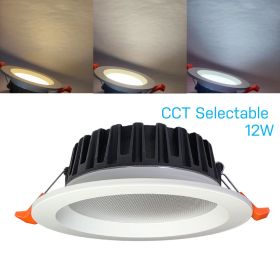 DLK Series Downlight 12W 160° Dimmable & Colour Selectable