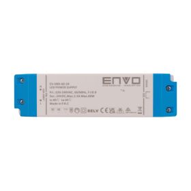 Power Supply 24V 2.5A 60W - ENVO Non-Waterproof with Plug 01
