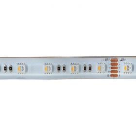 Strip Light 60 5050 LEDs/m 14.4W/m 48V - Waterproof - RGB Warm White