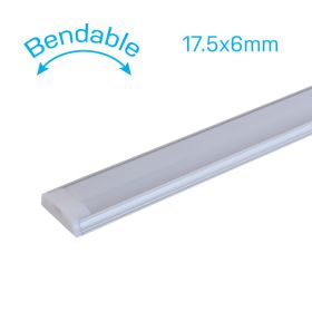 Aluminum Strip Light Channel - Slim Bendable 1.5m 1