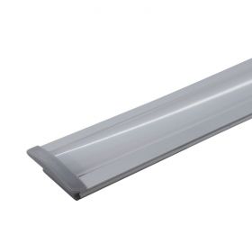 Aluminium Strip Light Channel - Slim w/Flange 1.5m 1