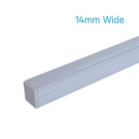 Aluminium Strip Light Channel - Small Square 1.5m 1