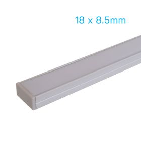 Aluminium Strip Light Channel - 18mm Wide 1.5m 1