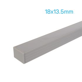 Aluminium Strip Light Channel - Wide Square 1.5m 1