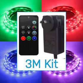3M RGB Strip Light Kit with Mini RF Controller 01