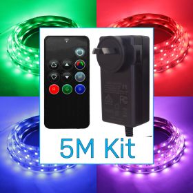 5M RGB Strip Light Kit with Mini RF Controller 01