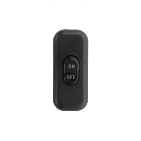 In-line Rocker Switch for Low Voltage Applications - Black 1