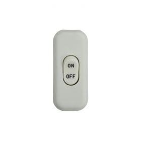In-line Rocker Switch for Low Voltage Applications - White 1