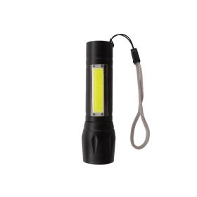Mini 3W Rechargeable & Zoomable Torch with Side Light 1