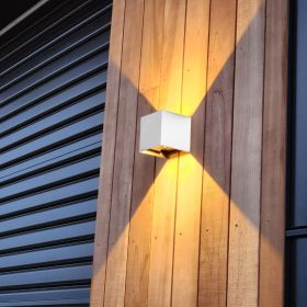 Wall Light 7W Up-Down Adjustable 230V IP65 - Warm White - 01