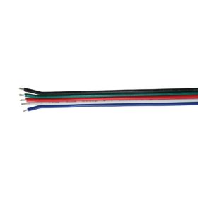5-Core DC 0.75mm (18 AWG) Ribbon Cable for RGBW Lighting