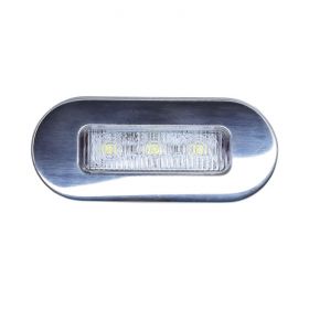 Marker Light IP68 PC Plastic with Stainless Cover 12VDC