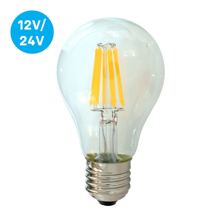 E27 5W 12/24V Filament Bulb - Dimmable - Warm White