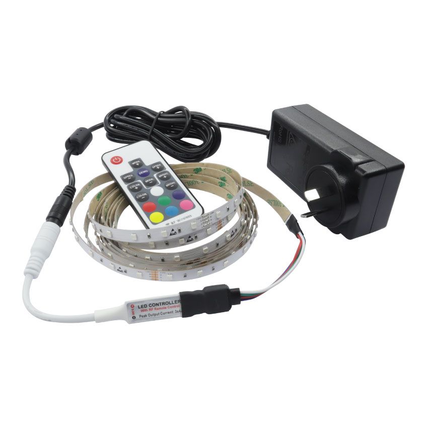 3M RGB Strip Light Kit with Mini RF Controller