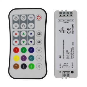 LED Digital RGB Controller 5-24V DC with RF Remote 1