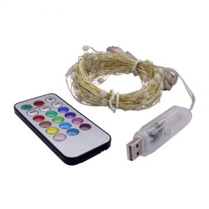 String Light 10m USB Digital with Remote