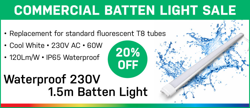 Waterproof Batten Lights