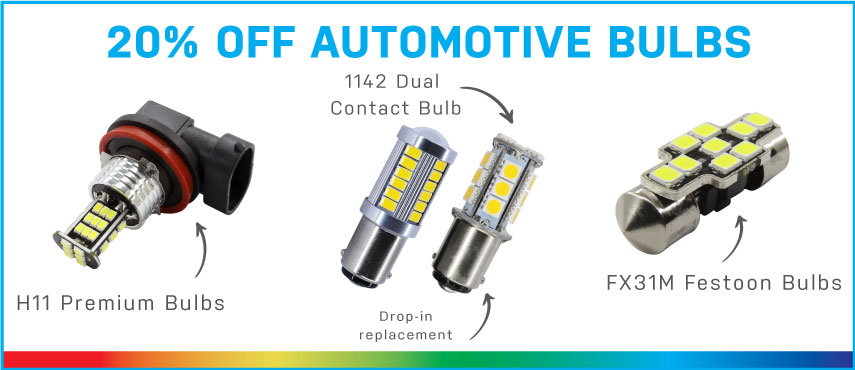 20% off Automotive Bulbs