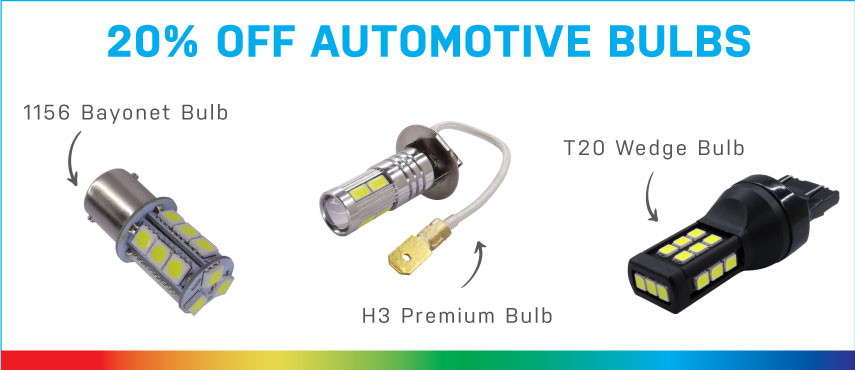 20% off Automotive Bulbs