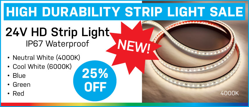 25% Off High Durability Strip Light