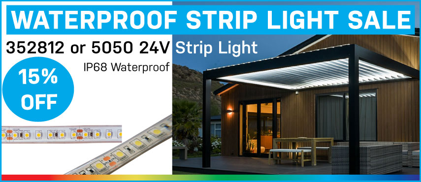 15% Off Waterproof Strip Light