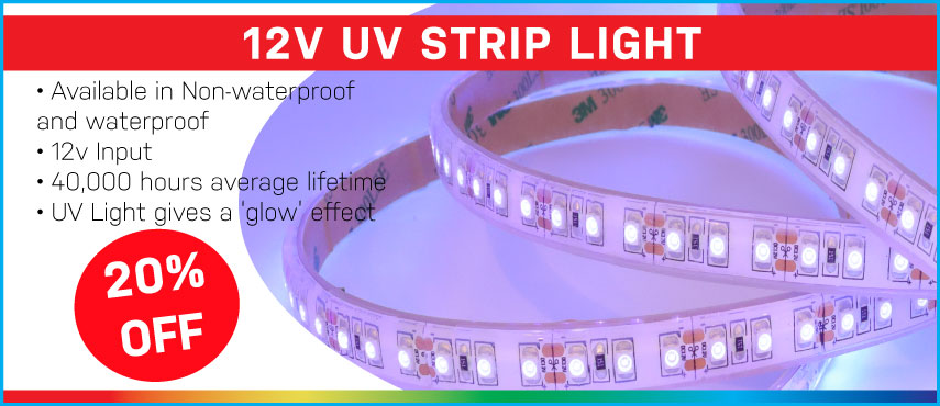 20% off UV Striplight