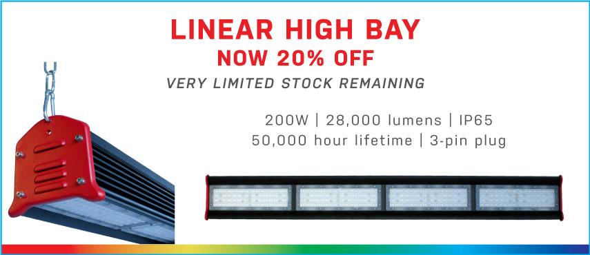 20% Off Linear High Bay Light