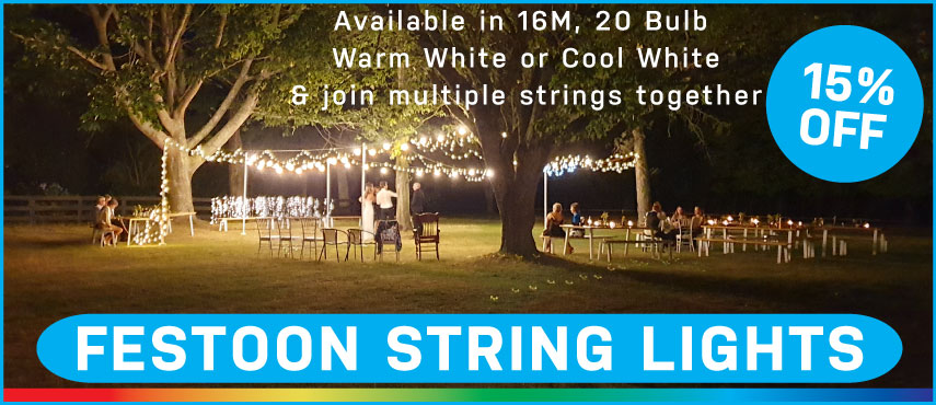 15% Off Festoon Strings