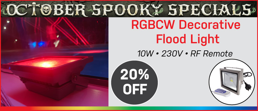 October Spooky Specials RGBCW Floods