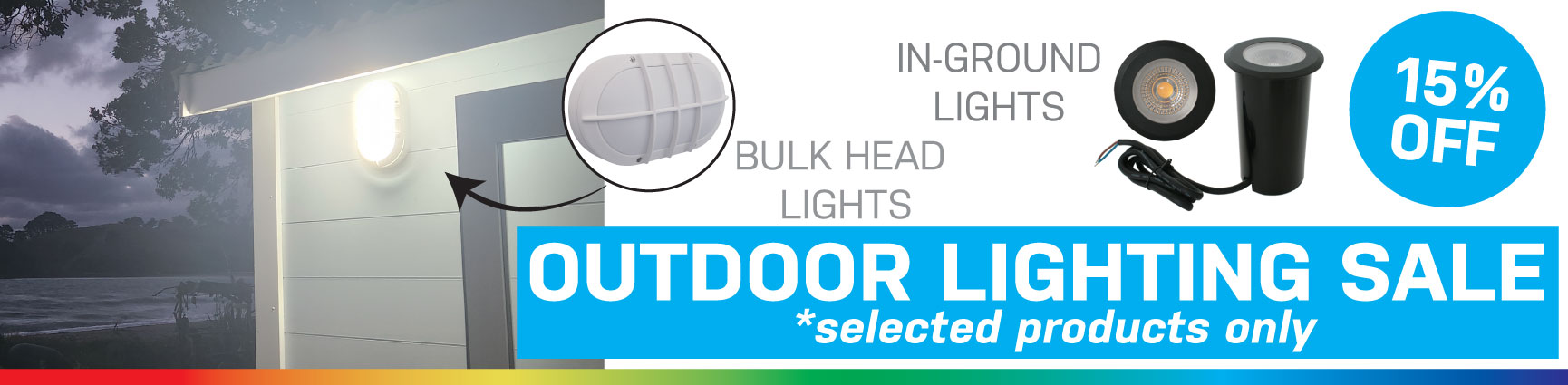 15% Off Bulkhead Lights