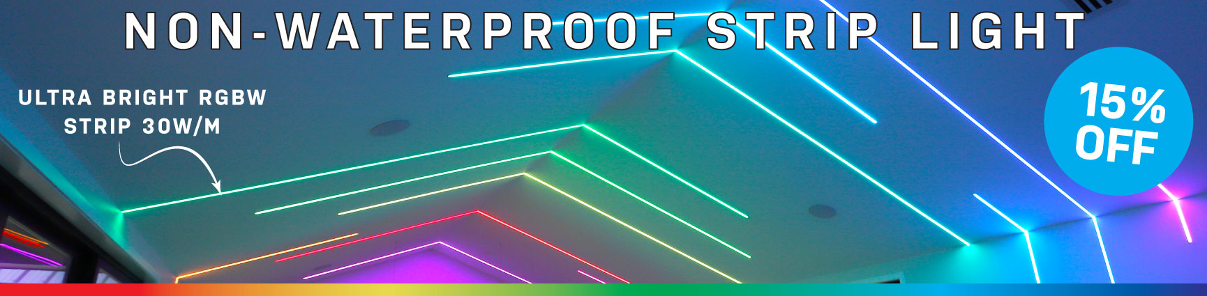 15% Off Non-Waterproof Striplight