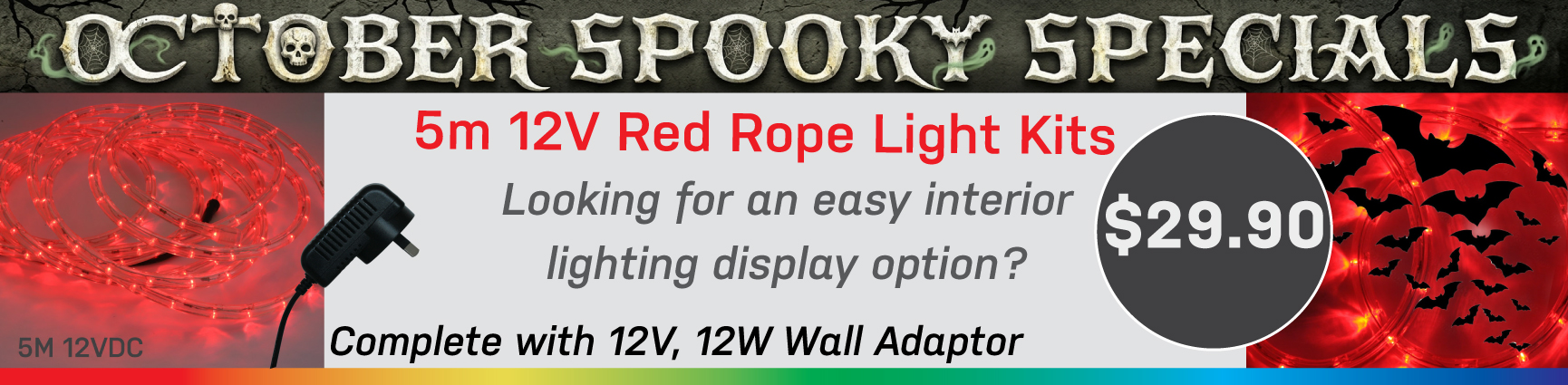 October Spooky Specials Red Rope Kits