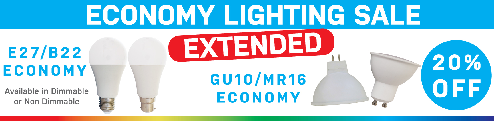 20% Off Economy Bulbs