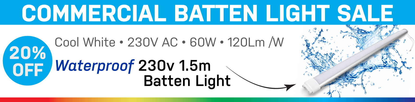 Waterproof Batten Lights
