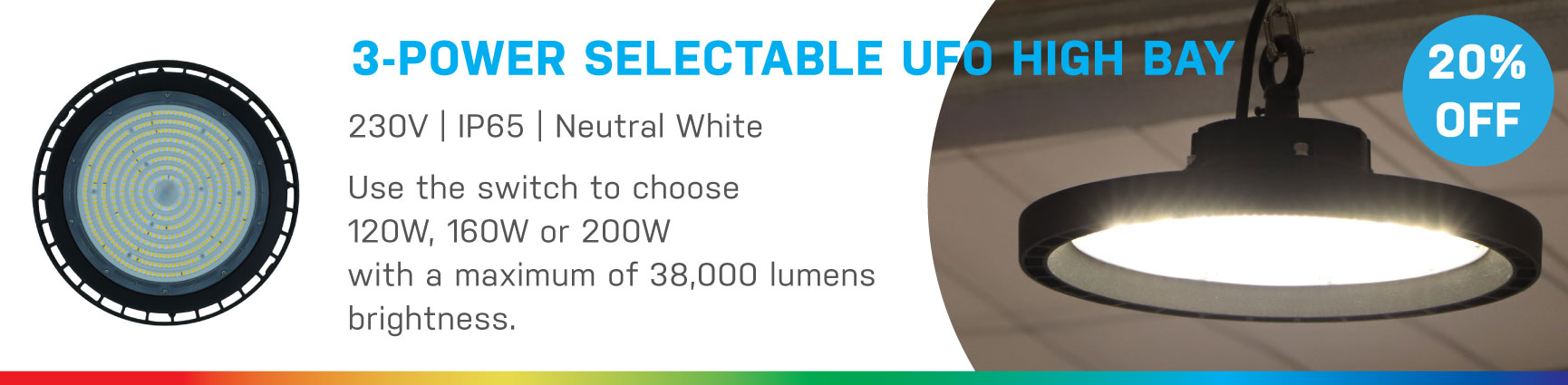 20% Off UFO High Bay Lights