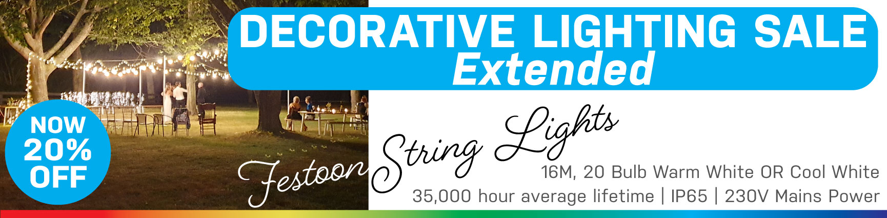 20% Off Festoon String Lights