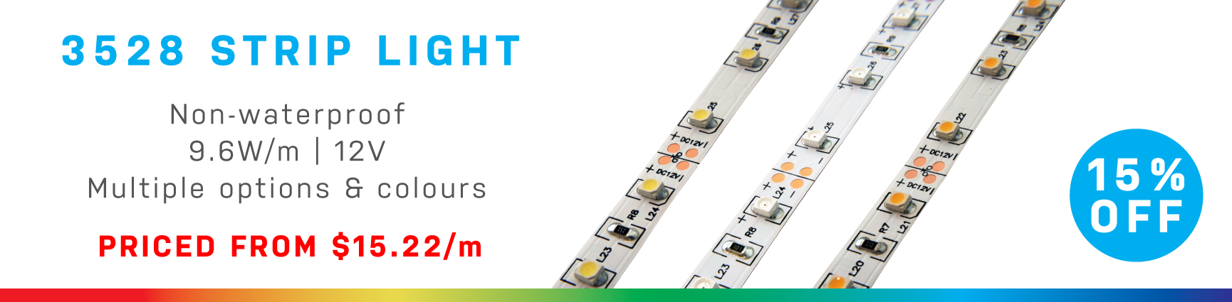 15% off 3528 Striplight