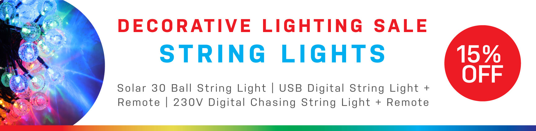 15% Off String Lights