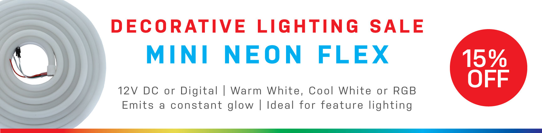 15% Off Mini Neon Flex