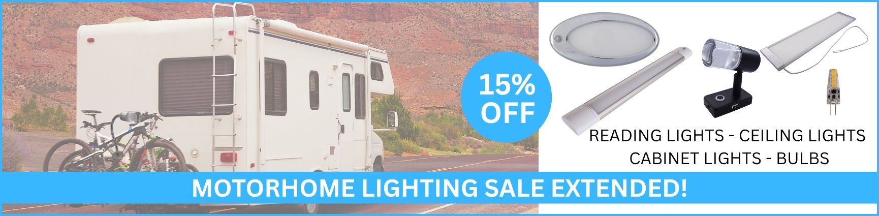 15% Off Motorhome Lighting